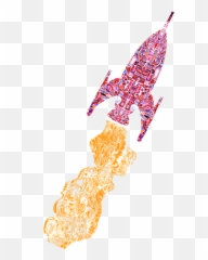 Primitive Space Rocket Ship Blast Off - Drawing Emoji,Golden Sun Emotions Puzzle