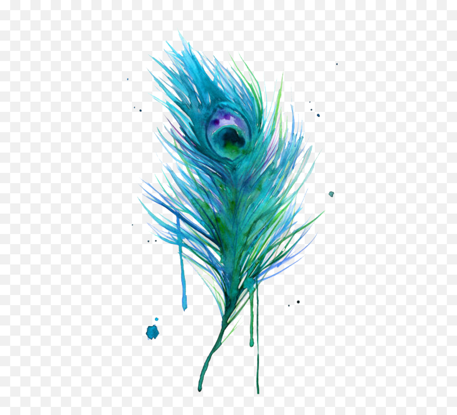 Peacock Feather Watercolor Sublimation - Peacock Feathers Watercolor Emoji,Peacock Feather Ascii Emoticon