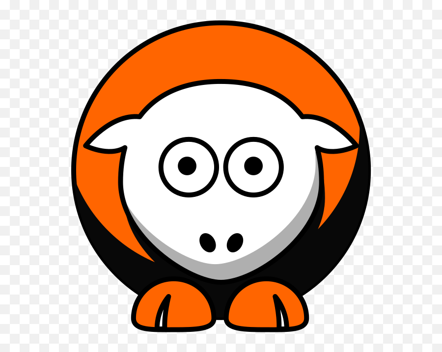 Sheep - Oklahoma State Cowboys Team Colors College Brown Sheep Cartoon Emoji,Oklahoma State Emoticon