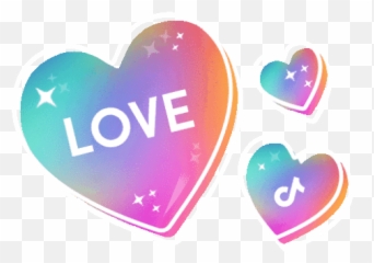 Heart Tiktok Sticker - Heart Tiktok Tiktok Heart Discover Emoji,Pride Flag Heart Emojis