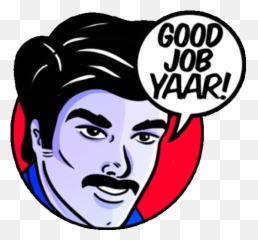 Man Saying Good Job Dude In Hindi Sticker - Obscure Emoji,Pics Men Emotion