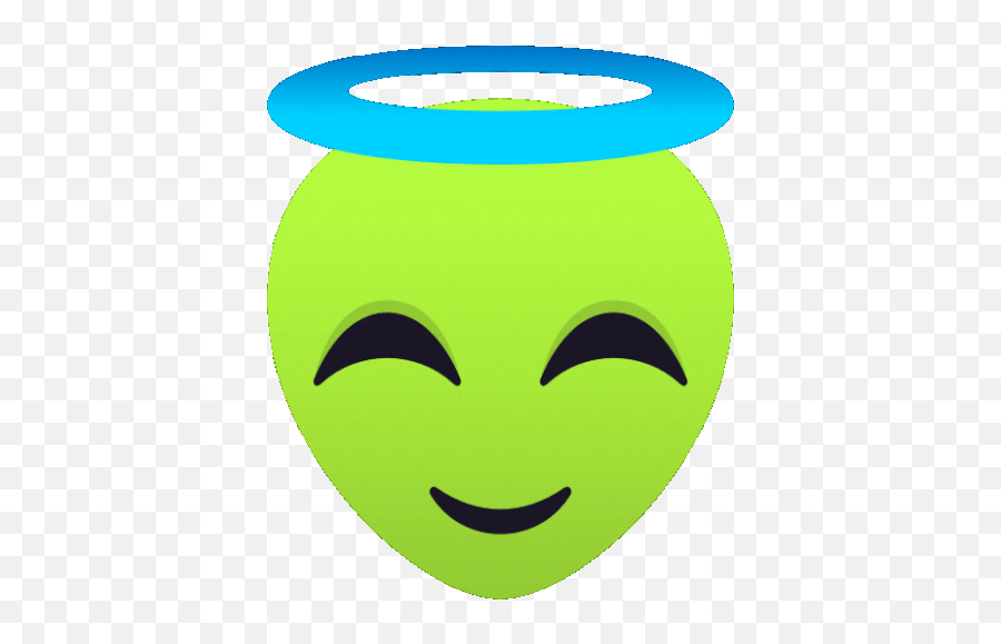 Pure Alien Gif - Pure Alien Joypixels Discover U0026 Share Gifs Happy Emoji,Innocent Emoticon