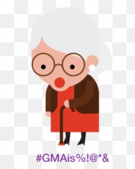 Download Grandma Clipart Baseball - Grandma Illustration Png Emoji,Black Grandma Emoji