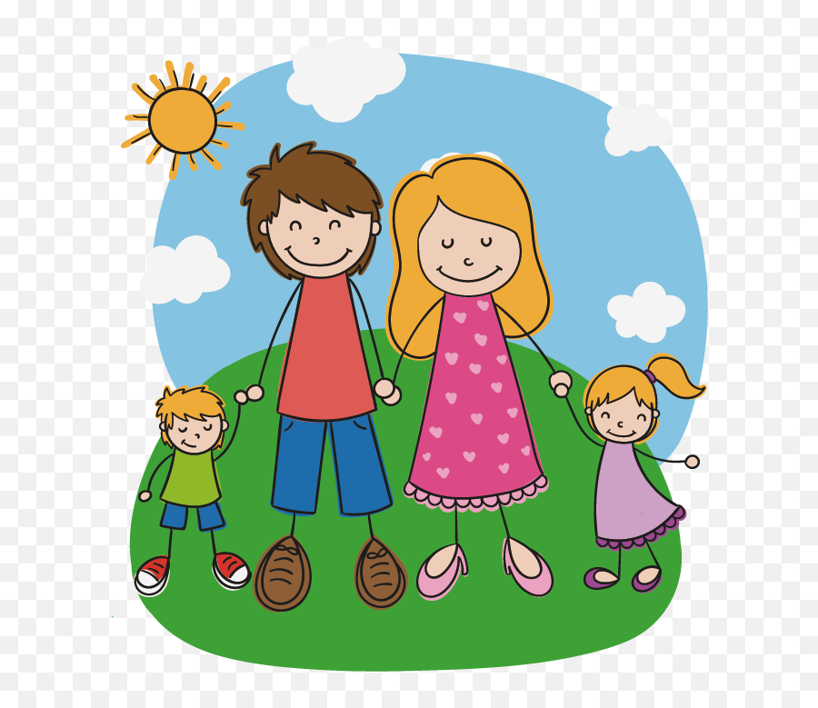 Download Emotion Art Drawing Family Child Free Transparent - Family For Kids Clip Art Emoji,Emotion Girl