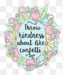 Tumblr Sticker By - Floral Emoji,Throw Confetti Emoji