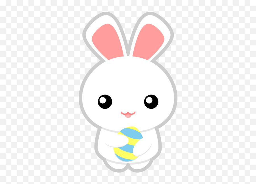 Emoji Clipart Bunny Emoji Bunny - Easter Bunny Cute Cartoon,Easter Emoji