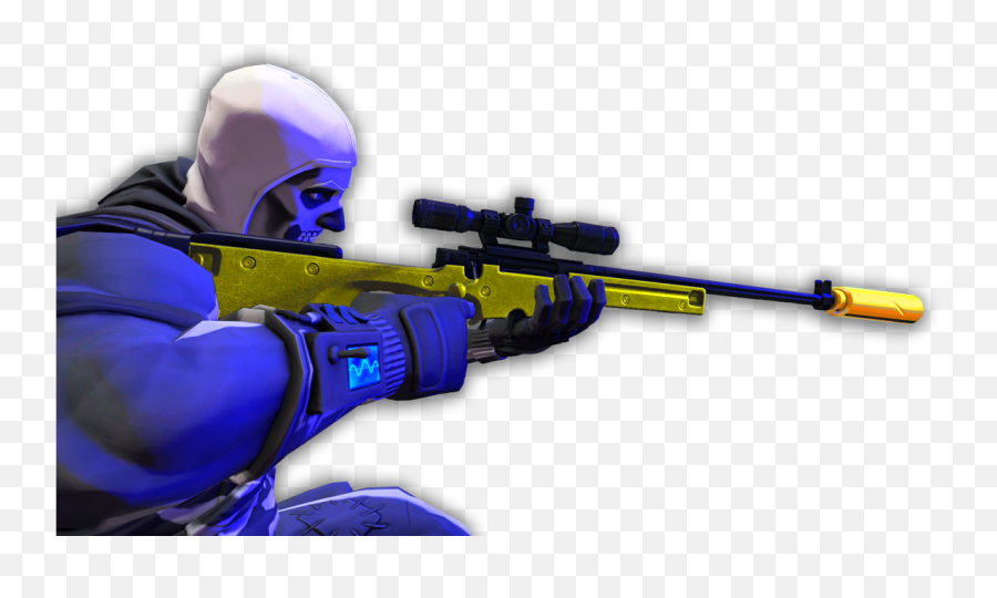 Skulltrooper Sniper Fortnite Png - Fortnite Sniper Thumbnail Png Emoji,Sniper Emoji Copy And Paste
