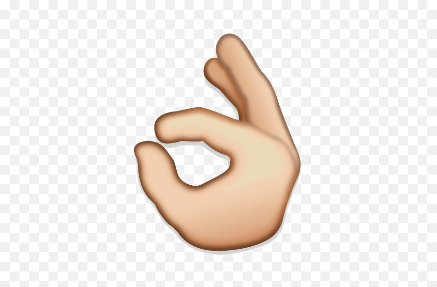 Hand Emoji Png Transparent Image - Okay Hand Emoji,Hand Emoji