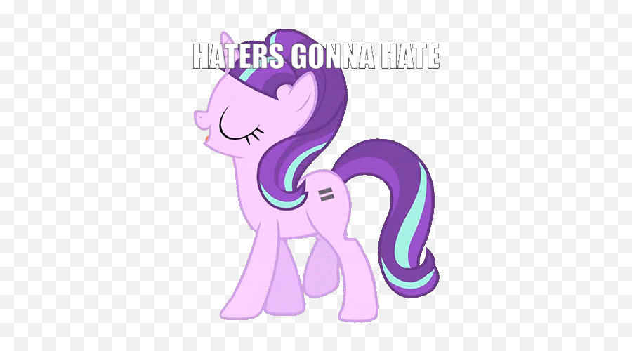 1230553 - Safe Starlight Glimmer Animated Eyes Closed Haters Gonna Hate Backgrounds Emoji,Hate Emotions Gif