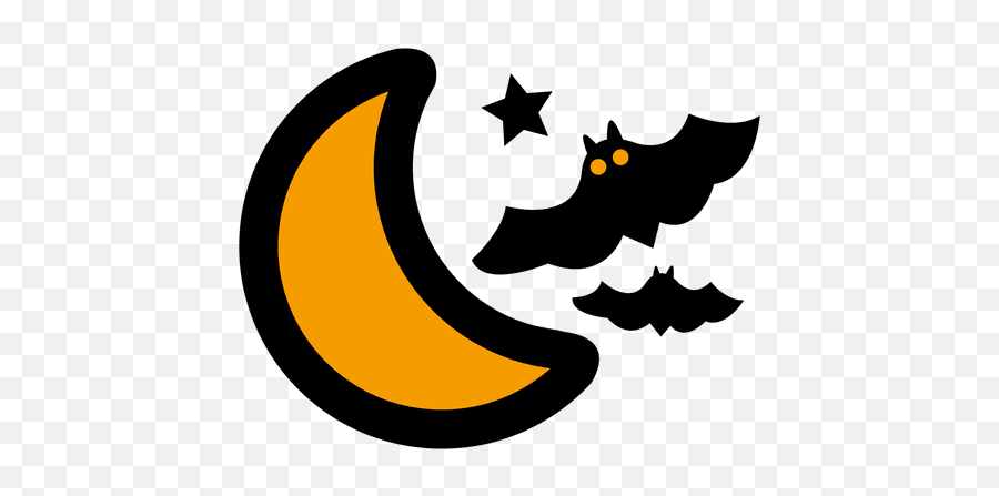Lua De Morcegos Voando - Lua Morcego Halloween Png Emoji,Emoticon Dinheiro Voando