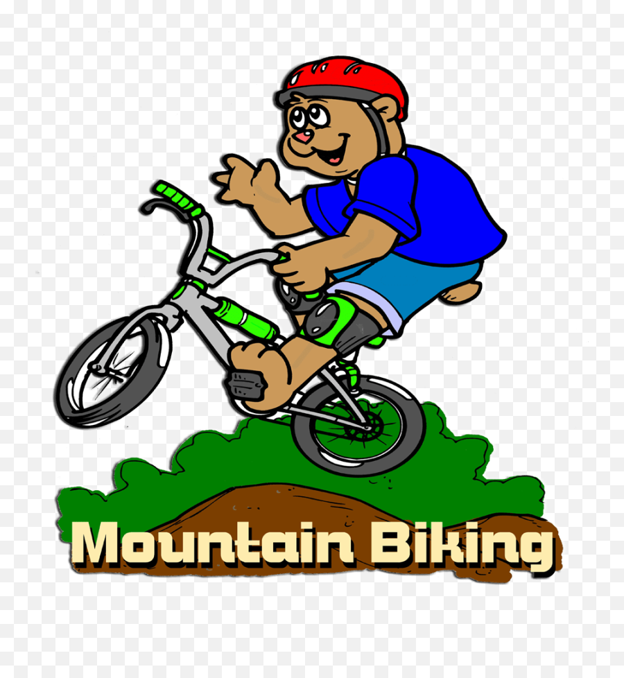 Free Bike Cartoon Download Free Clip Art Free Clip - Mountain Biking Clip Art Emoji,Biking Emoji