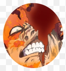 Enji Todoroki - Dead Endeavor Emoji,Boku No Hero Academia Emoticons