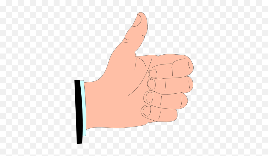 Cartoon Image Of Thumb - Clip Art Library Cartoon Of A Thumb Emoji,Praying Hands Emoji Copy And Paste