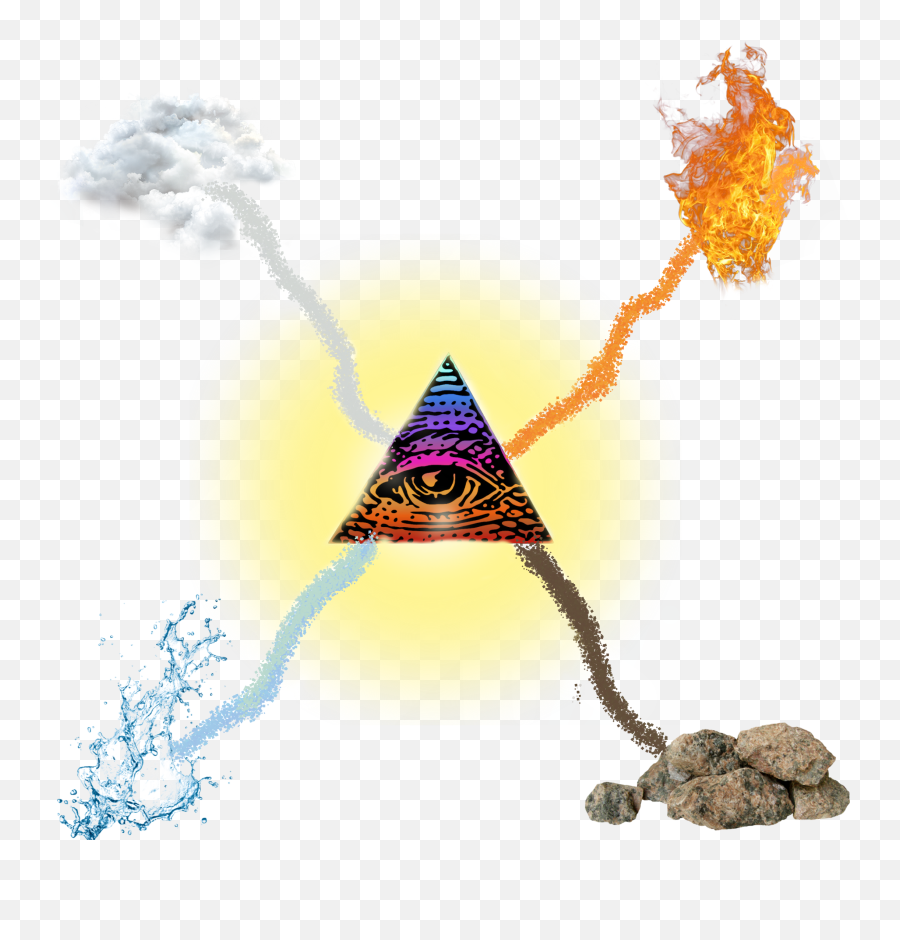 Element Sticker - Illuminati Emoji,Fire Earth Water Air Emojis