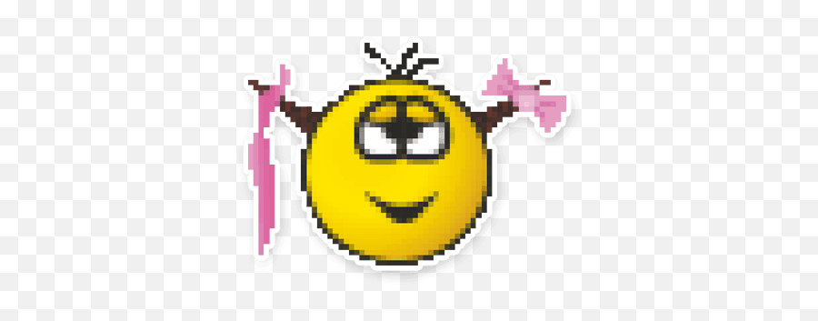 Qip Smiles Telegram Stickers Sticker Search - Rice Pixel Art Emoji,Pitchfork Emoticon Reddit