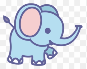 Carnivorandog Like Mammalline Art Png Clipart - Royalty Cute Transparent Elephant Clipart Emoji,Free Emoticon For Elephant