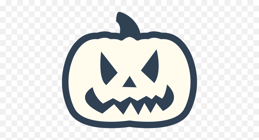 Spooky Pumpkin Stroke Icon - Transparent Png U0026 Svg Vector File Pumpkin Emoji,Pumpkins Emoticon