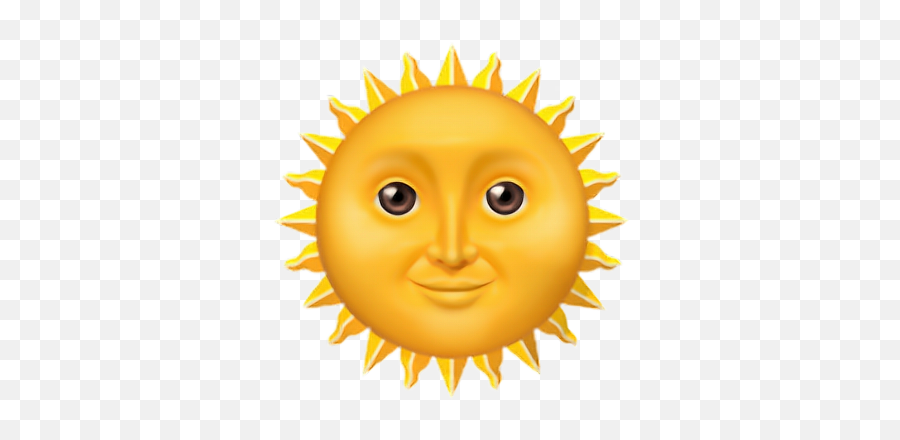 The Most Edited - Sun Emoji With Face,Emoticons 40x40
