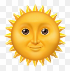 The Most Edited - Sun Emoji With Face,Emoticons 40x40