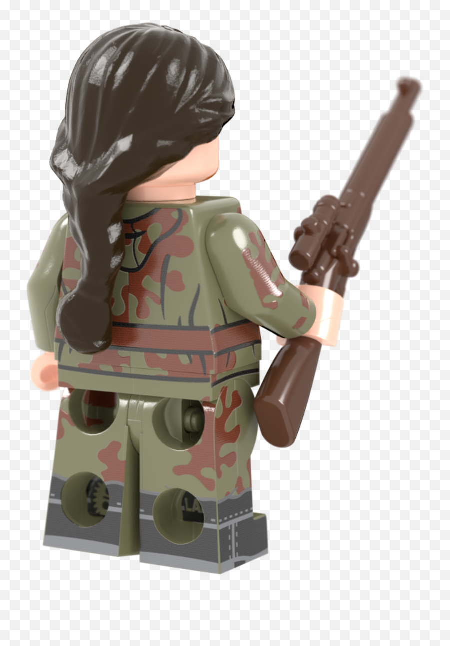 Russian Female Sniper - Brickmania Toys Lego Fallschirmjäger Emoji,Sniper Emoticon Cat