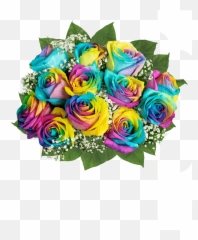 Custom Flower Vase - Rainbow Roses Emoji,Flower Emoji For Computer