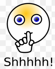 Svg Vector Quiet Sign Clip Art - Quiet Outline Emoji,Quiet Please Emoticon