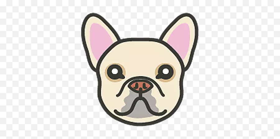 French Bulldog - Stickers For Whatsapp Girly Emoji,Tumblr Emotion Stickers