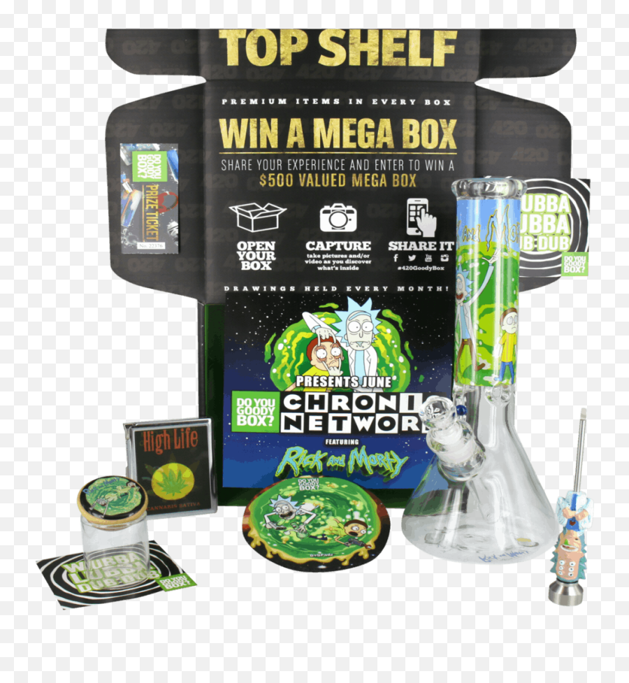 The 11 Best Weed Subscription Boxes For - 420 Goody Box Rick And Morty Emoji,Oglass Box Of Emotions