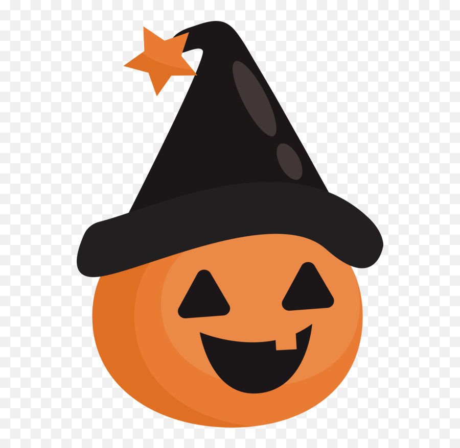 Pumpkin Hat Halloween Headgear For Halloween - 2207x2930 Emoji,Witch Emoticons