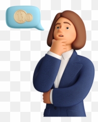 Thinking About Money Illustration In Png Svg Emoji,Shoulder Shrug Emoji