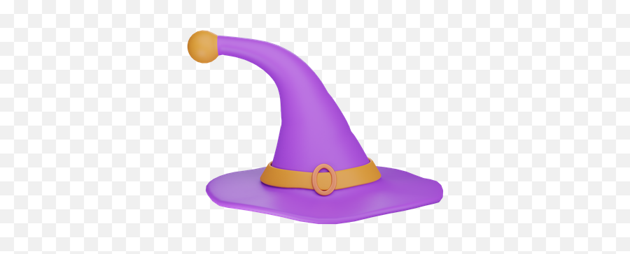 Premium Witch Hat 3d Illustration Download In Png Obj Or Emoji,Witchcraft Emoji