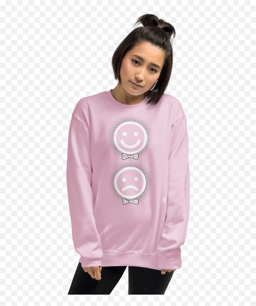 Comedy U0026 Tragedy Emoji Unisex Crewneck Sweatshirt,Crew Emoji