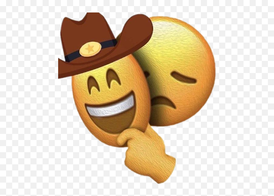 Sadyeehaw Yeehaw Sad Oof Emoji Sticker - They Always Say Yeehaw,Yeehaw Emoji