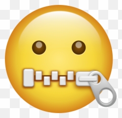 Emoji Face Zipper - Zipper Mouth Emoji Png,Zipper Emoji