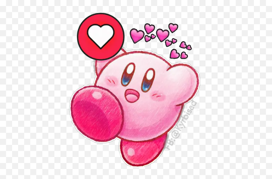 Stickers Kirby P - Cute Kawaii Kirby Emoji,Kirby Emoji