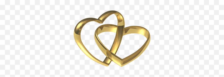 Gold Heart Love Rings Romance Wedding Pictures - 4962 Wedding Golden Heart Png Emoji,Gold Heart Emoji