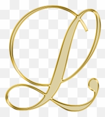 Pixabay - Letra L Dourada Png Emoji,Cursive Emoji
