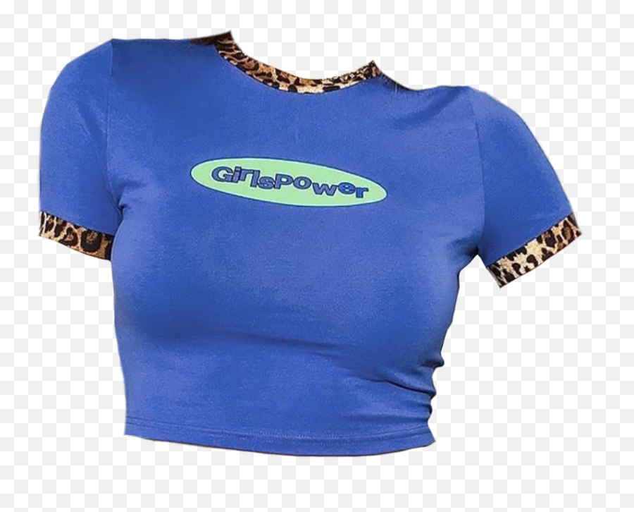 Shirt Png Blue Girlpower Clothes - Crew Neck Emoji,Blue Emoji Outfit