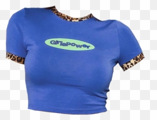 Shirt Png Blue Girlpower Clothes - Crew Neck Emoji,Blue Emoji Outfit