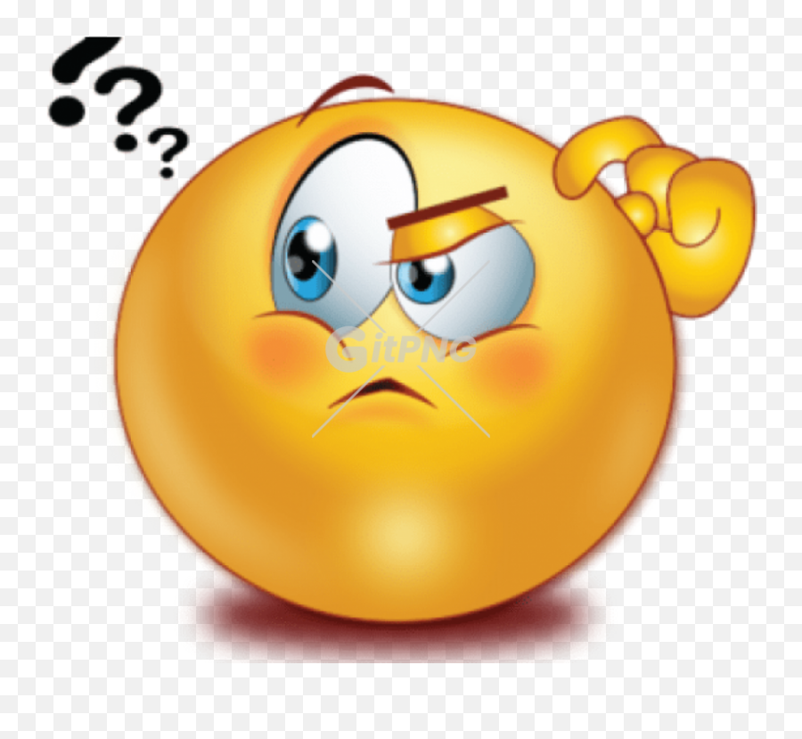 Funny Emoticons - Clipart Question Mark Emoji,Frustrated Emoji
