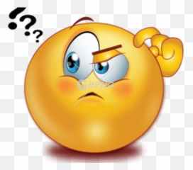 Funny Emoticons - Clipart Question Mark Emoji,Frustrated Emoji