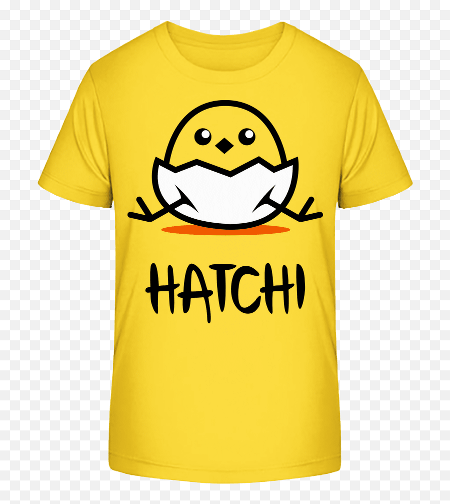 Hatchi - Broken Egg Kidu0027s Premium Bio Tshirt Short Sleeve Emoji,Moustache Emoticon