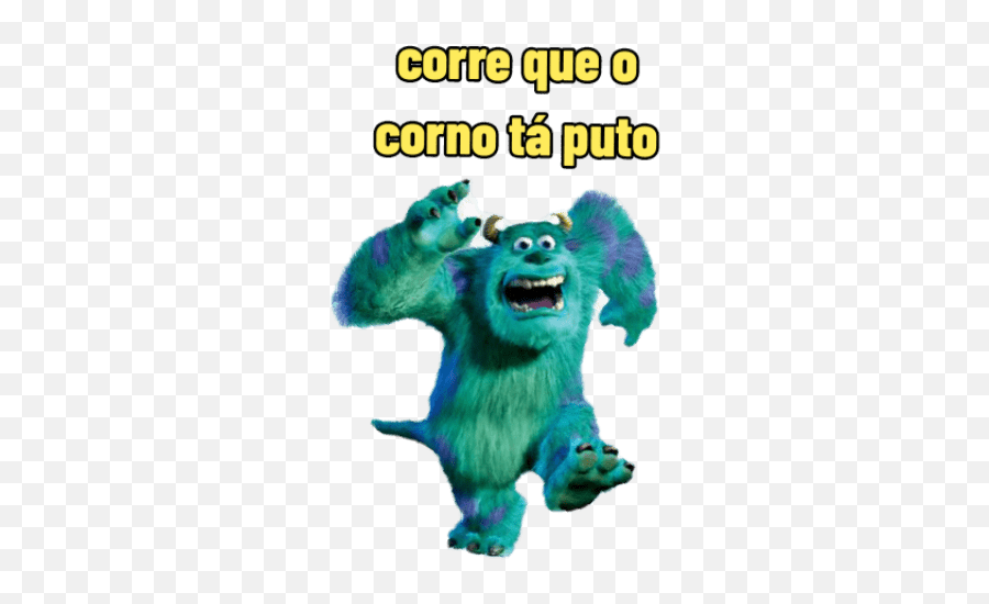 A Monstro Sa Mike 2 - Monsters Inc Sully Scared Emoji,Emoticons De Monstros