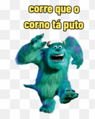 A Monstro Sa Mike 2 - Monsters Inc Sully Scared Emoji,Emoticons De Monstros