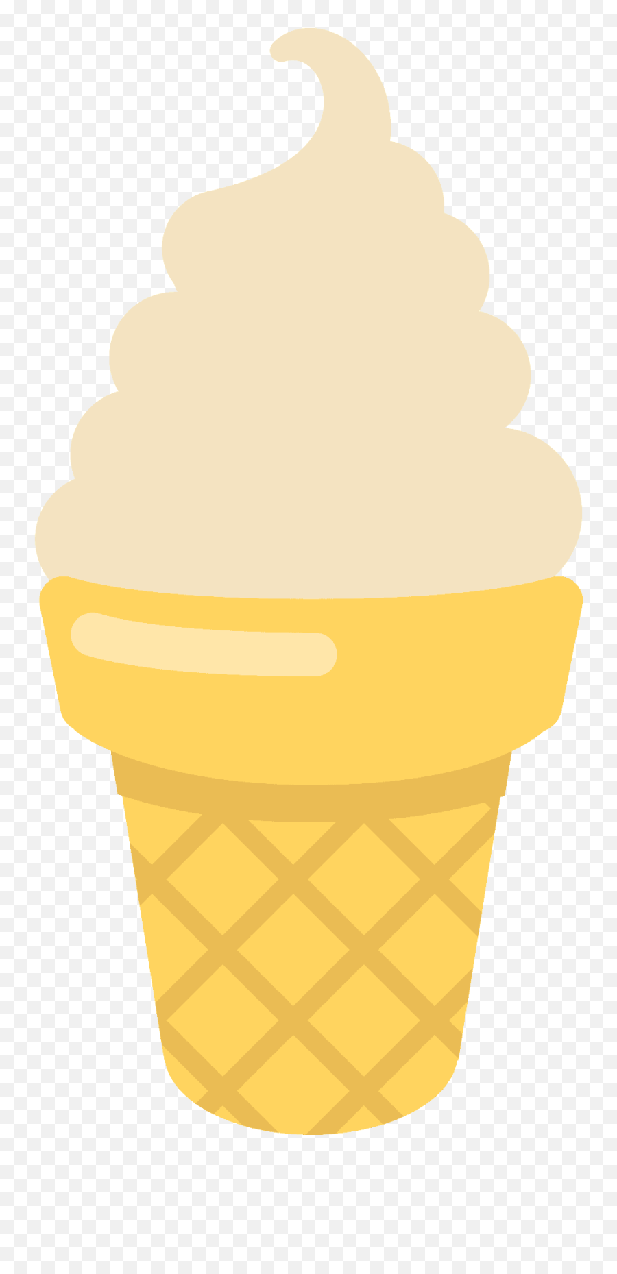 Filefxemoji U1f366svg - Wikimedia Commons Ice Cream Cone Svg,Ice Cream Cone Emoji
