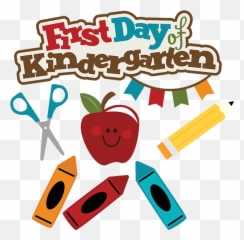 First Day Of Kindergarten Clipart - First Day Of Kindergarten Clipart Emoji,First Day Of School Emoji