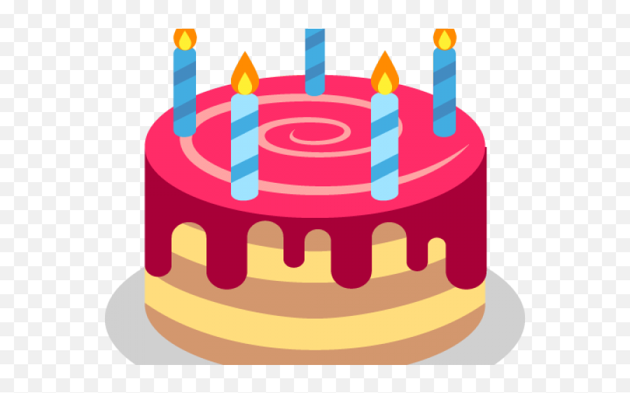 Birthday Cake Clipart Emoji - Birthday Celebration Animated Gif,Emoji Birthday Candles