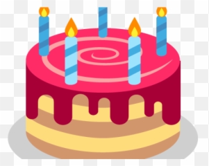 Birthday Cake Clipart Emoji - Birthday Celebration Animated Gif,Emoji Birthday Candles