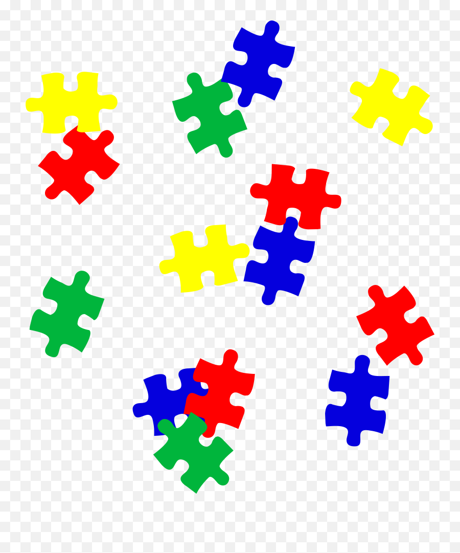 Autism Puzzle Pieces Clipart - Autism Puzzle Piece Transparent Background Emoji,Autism Puzzle Piece Emoticon