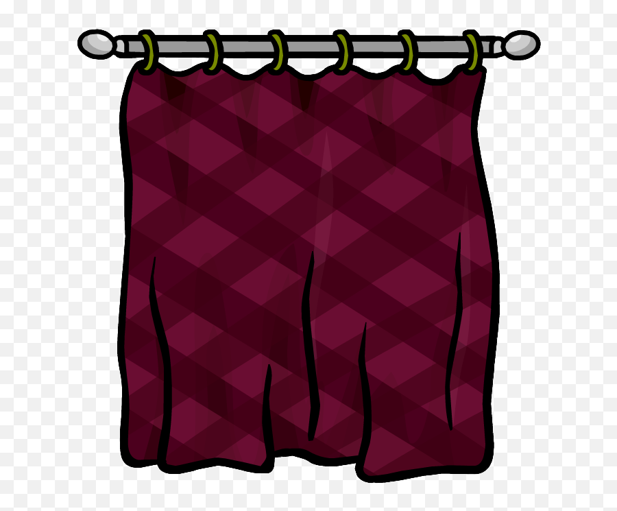 Burgundy Curtains - Club Penguin Curtains Emoji,Burgundy Emojis